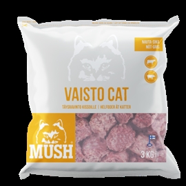 MUSH Vaisto CAT® Hvid - Okse-Gris - 3 kg